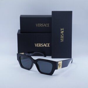 Versace VE4497U GB1/87 Square Sunglasses – Black/Grey